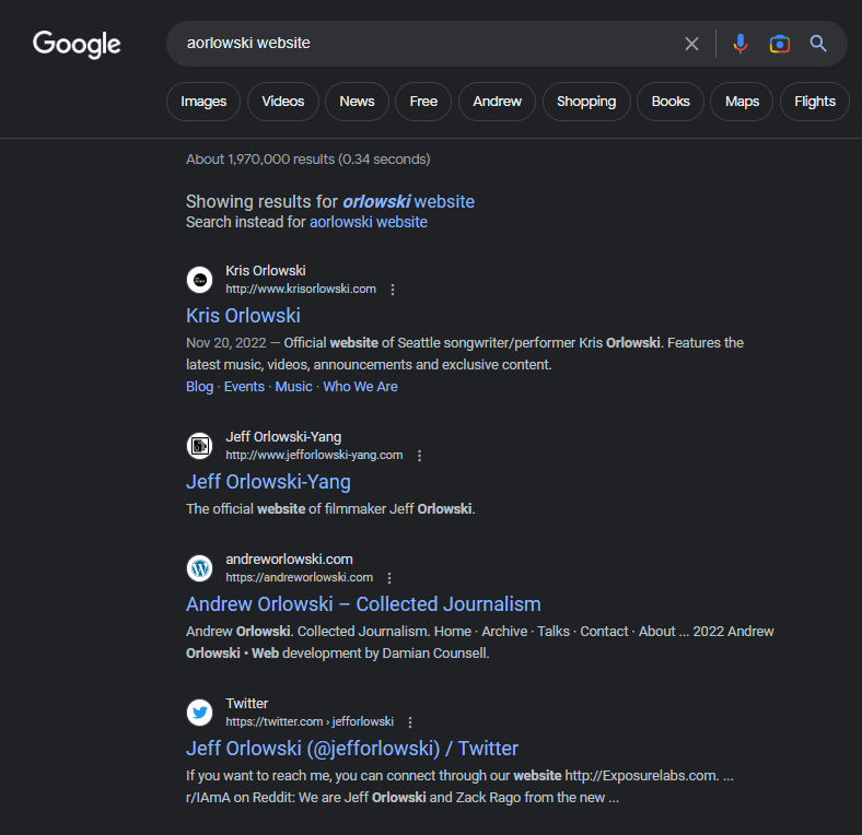 site not showing in Google results